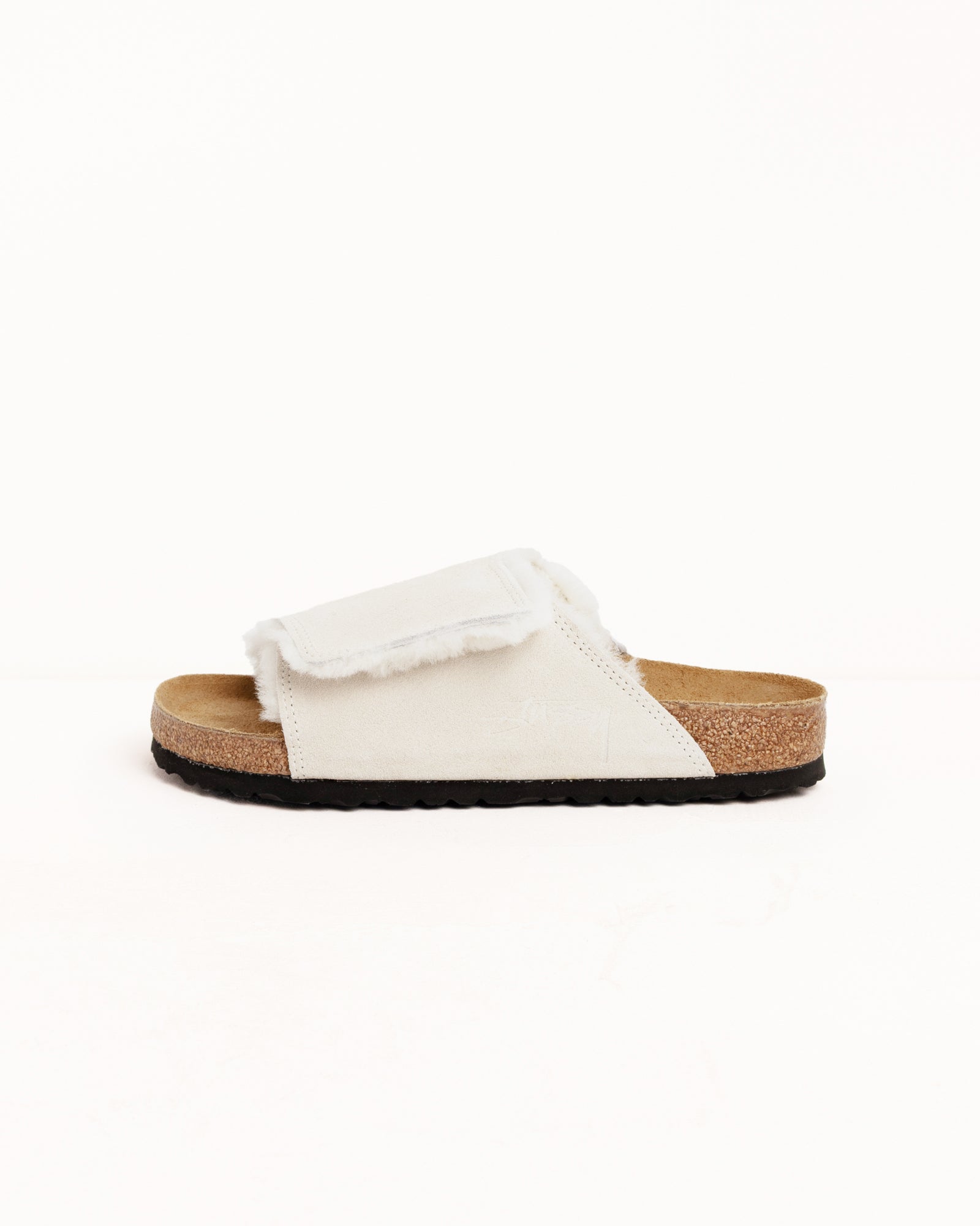ST??SSY & BIRKENSTOCK SOLANA SHEARLING SLIDE