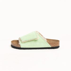 ST??SSY & BIRKENSTOCK SOLANA SHEARLING SLIDE