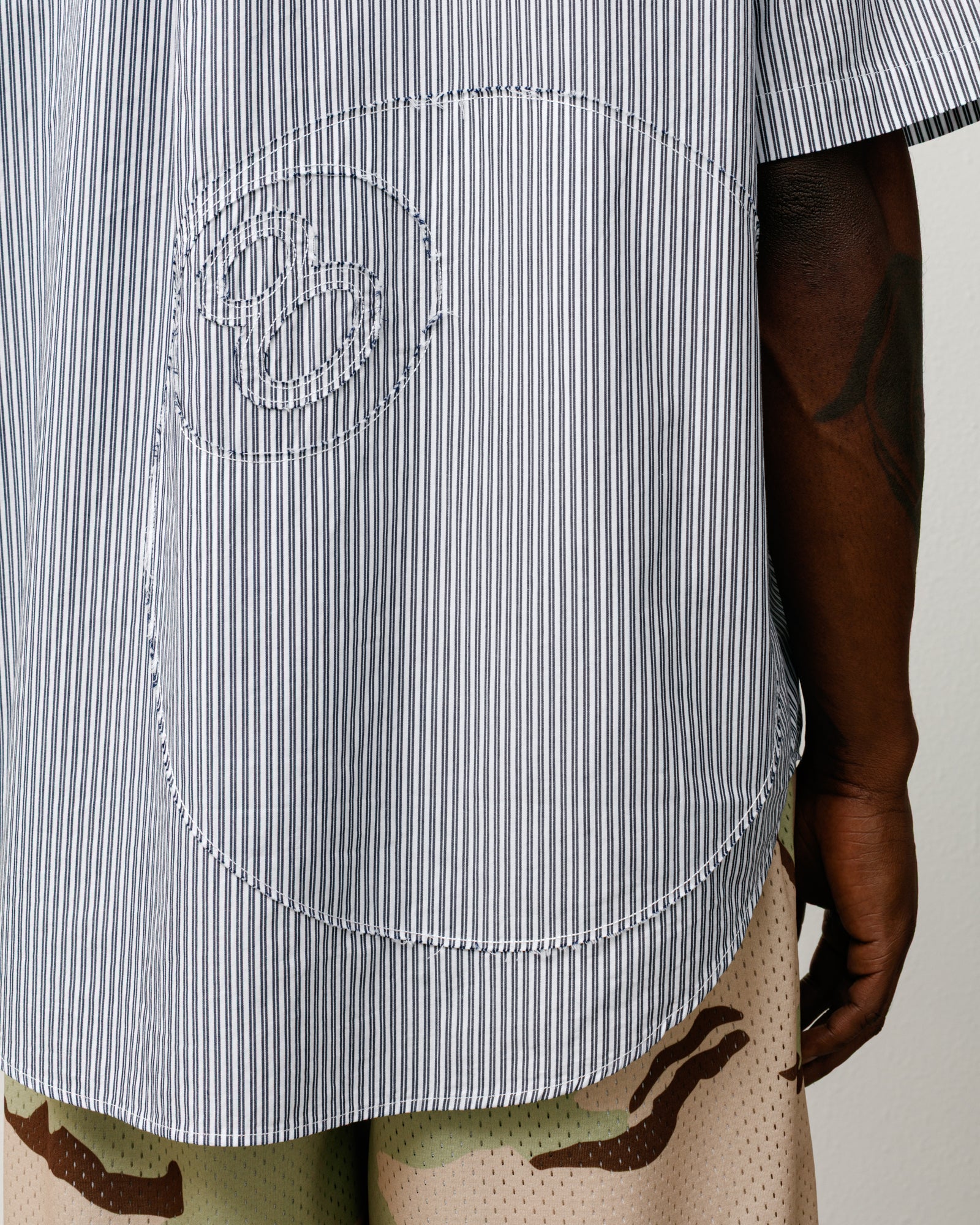 BOXY SS SHIRT 8 BALL STRIPE - Image 3