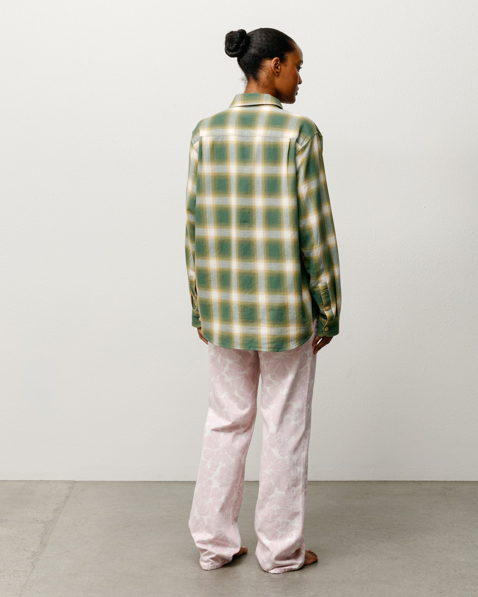 BEACH OMBRE PLAID SHIRT - Image 2