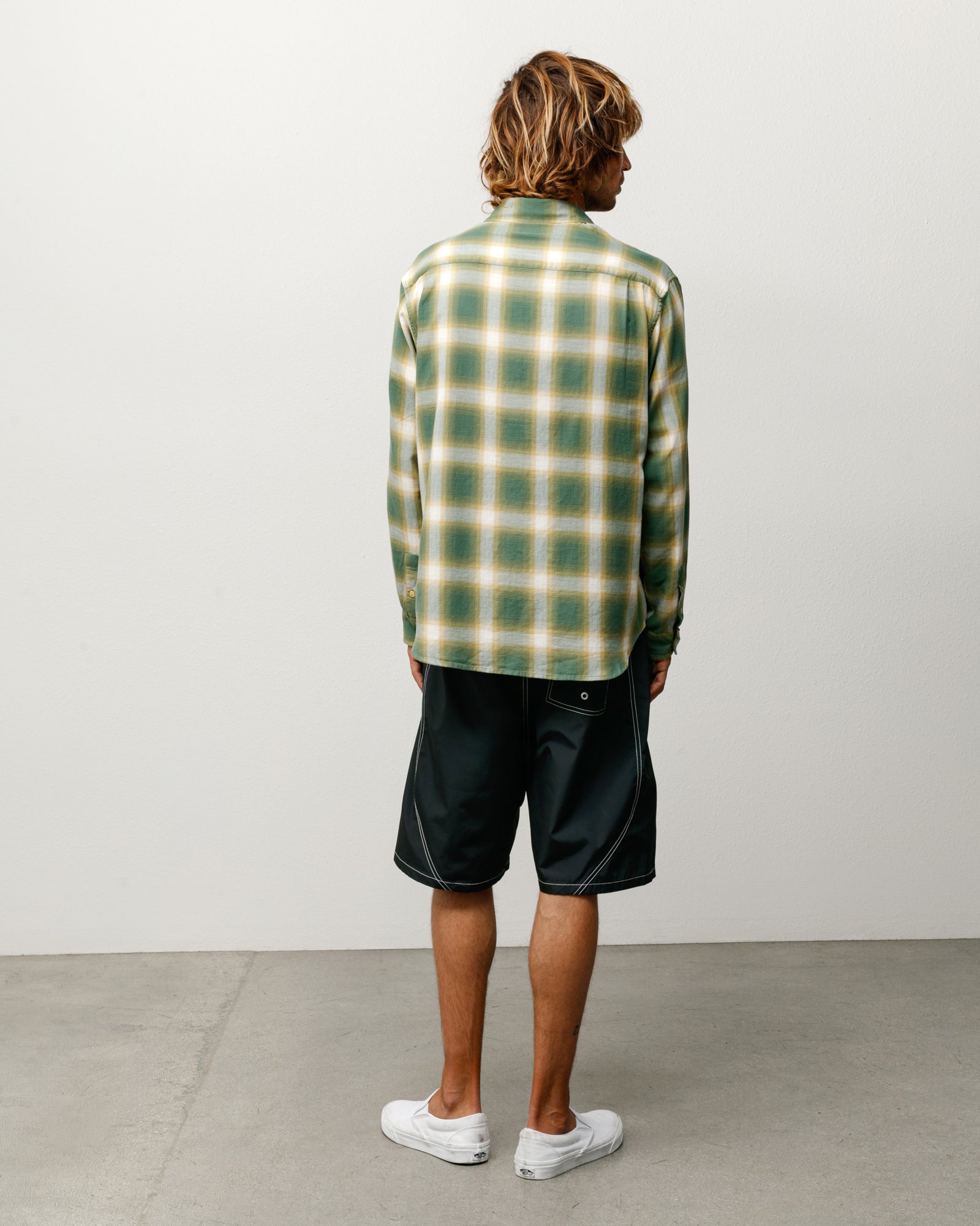 BEACH OMBRE PLAID SHIRT - Image 5