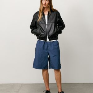 BAGGY SEERSUCKER BEACH SHORT