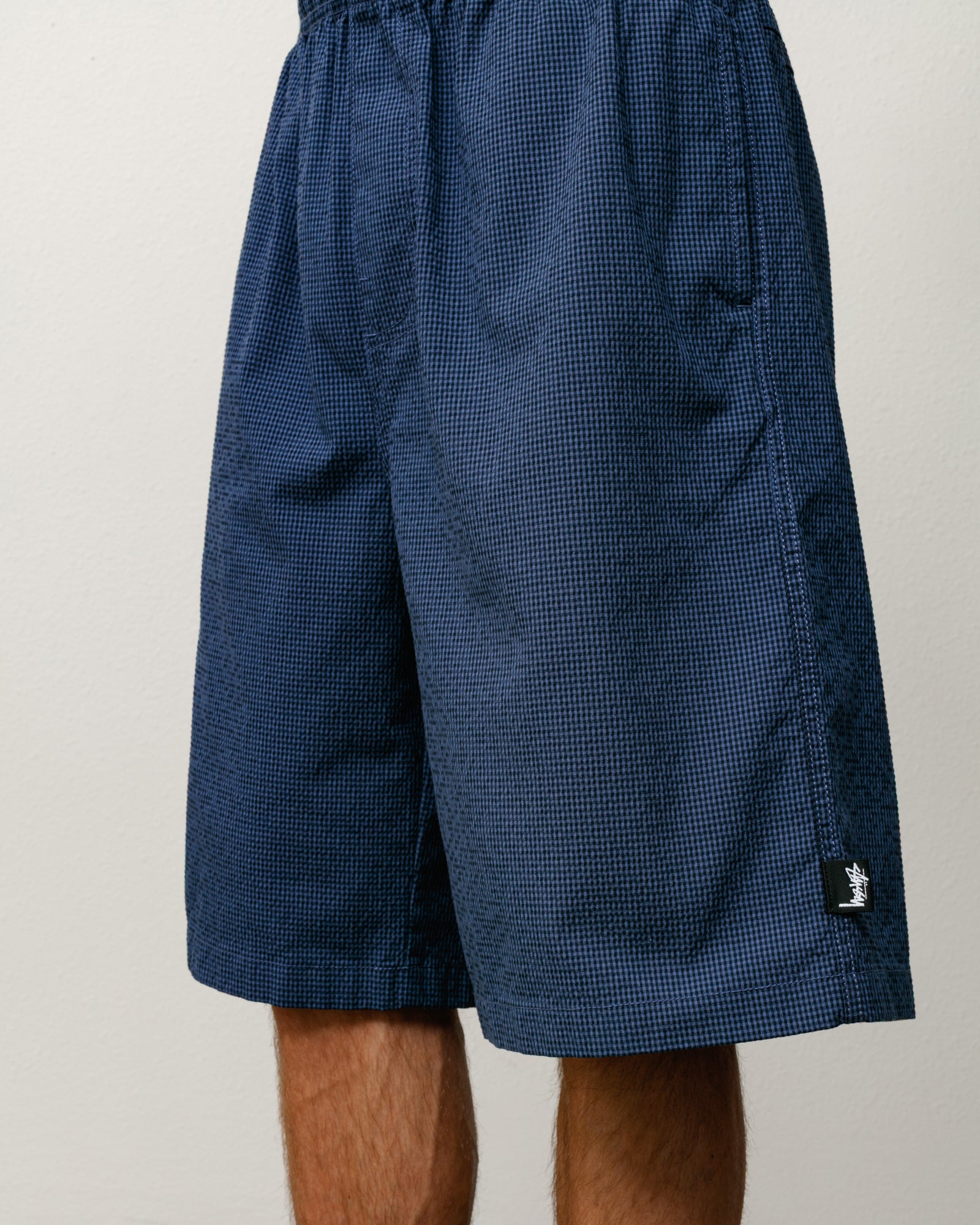 BAGGY SEERSUCKER BEACH SHORT - Image 5