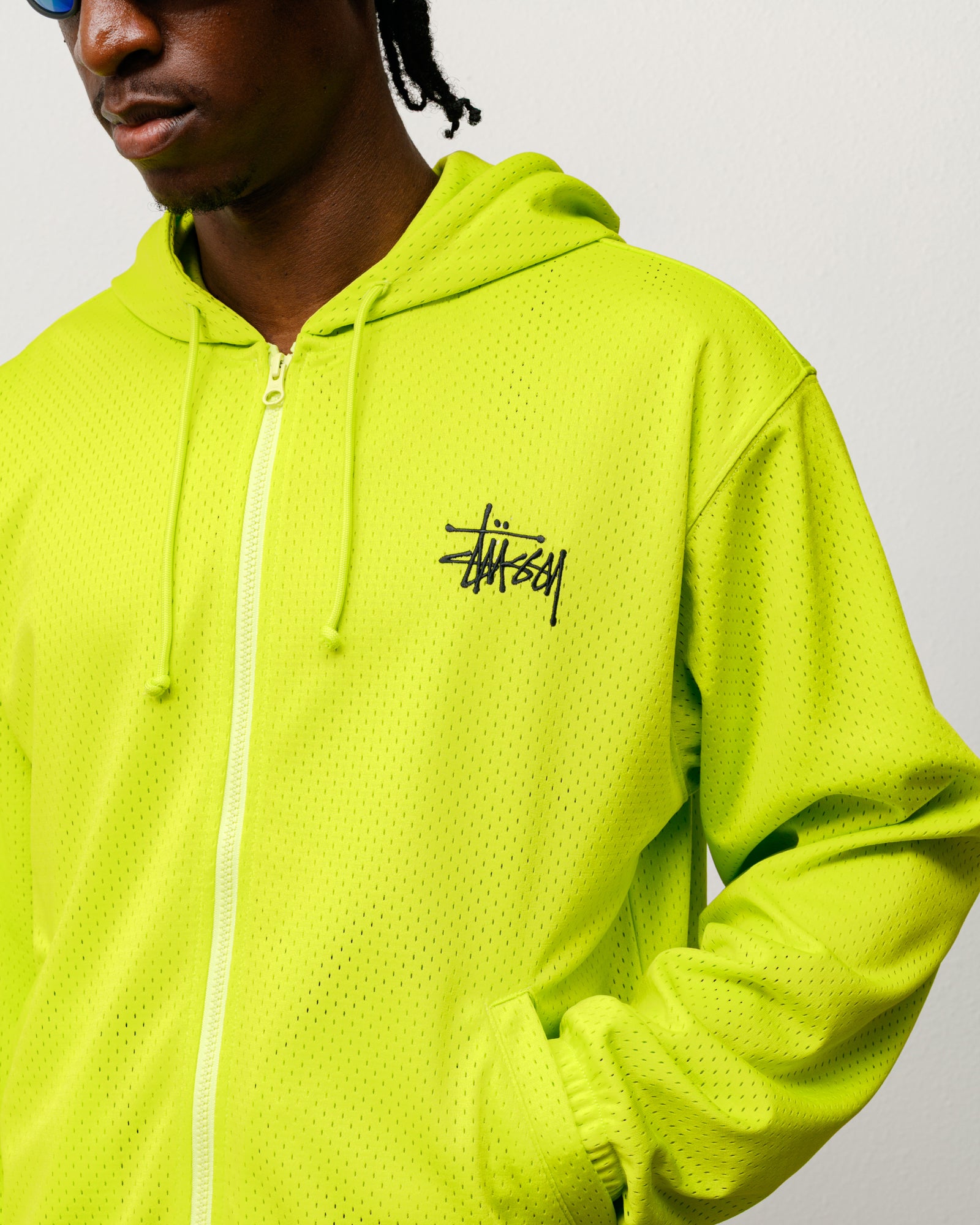 ATHLETIC MESH ZIP HOODIE - Image 2