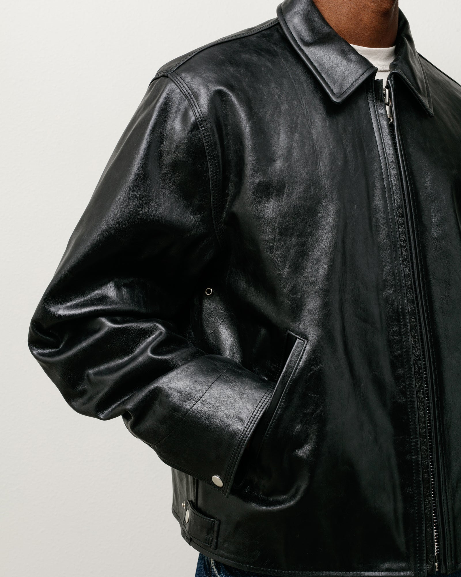 GARAGE JACKET LEATHER - Image 2