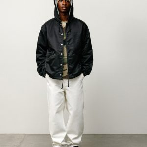 HOODED COACHES JACKET