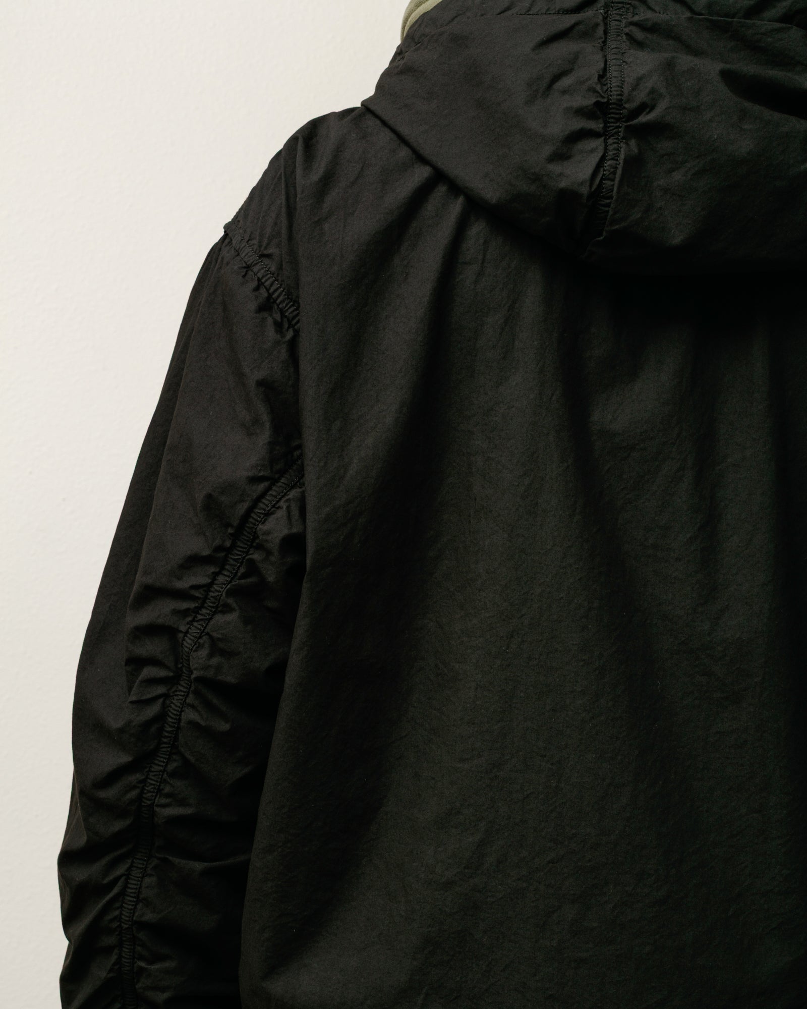 DOUBLE COTTON HOODED JACKET - Image 4