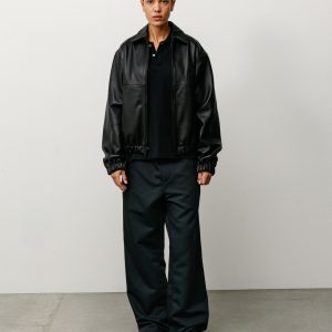 LEATHER WORK JACKET