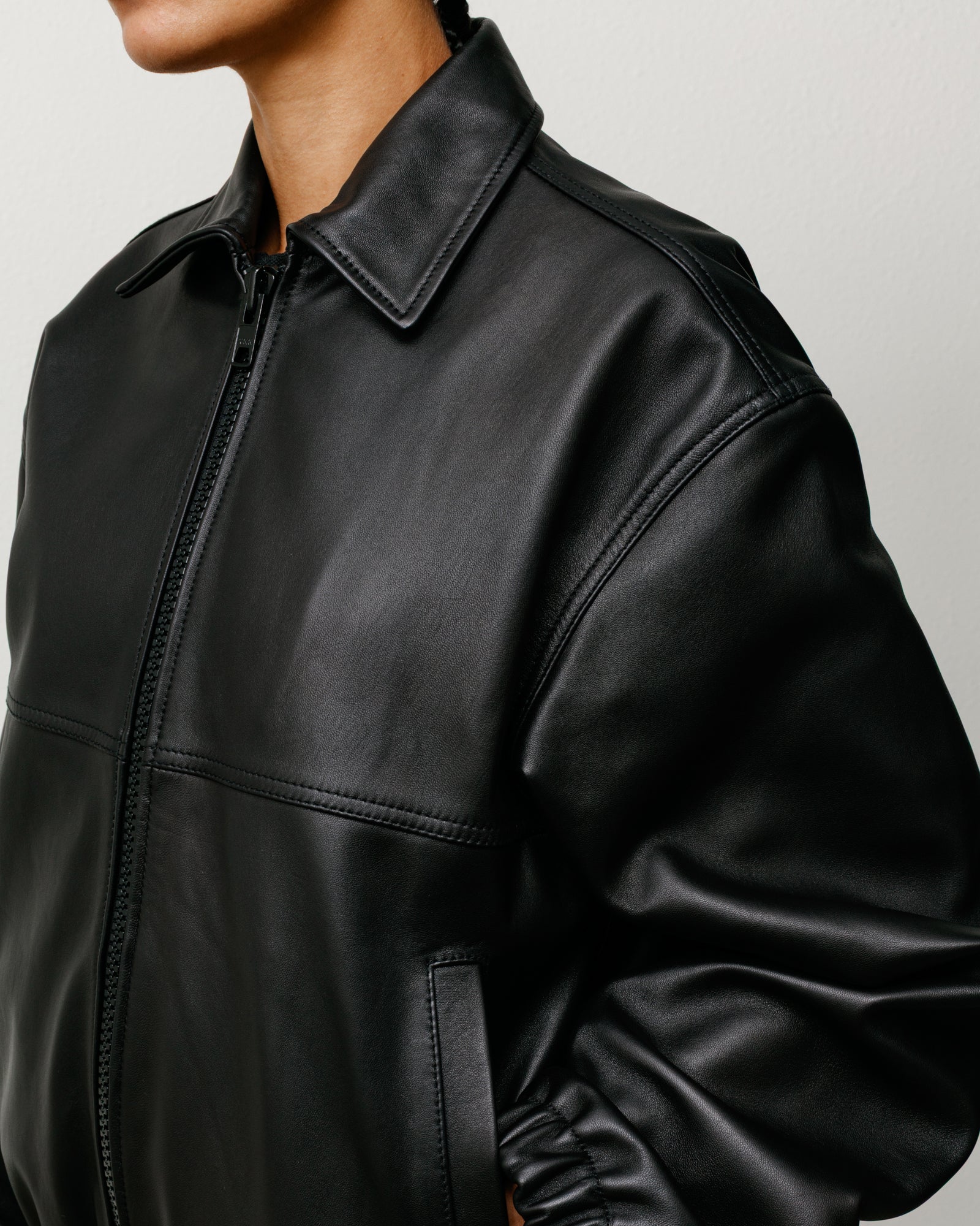 LEATHER WORK JACKET - Image 2