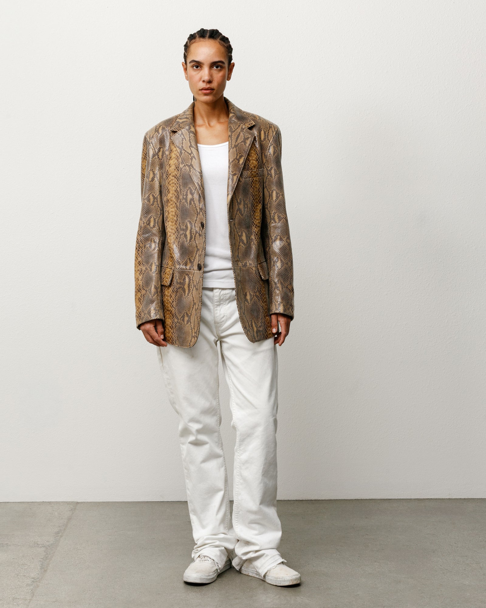 LEATHER BLAZER - Image 4