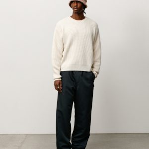 WAFFLE CASHMERE SWEATER