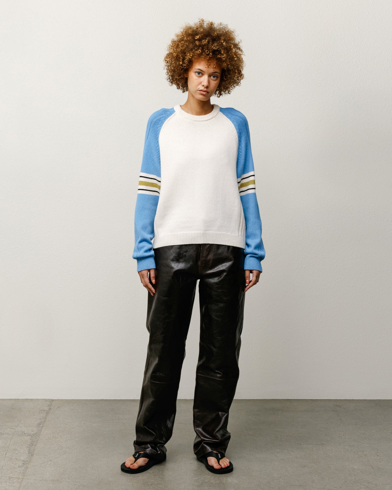 STRIPE RAGLAN CREW - Image 3