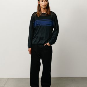 LIGHTWEIGHT STRIPED SWEATER