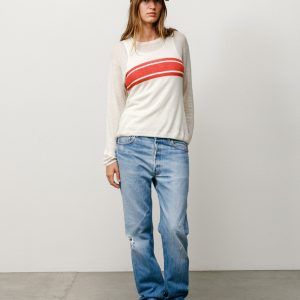 LIGHTWEIGHT STRIPED SWEATER