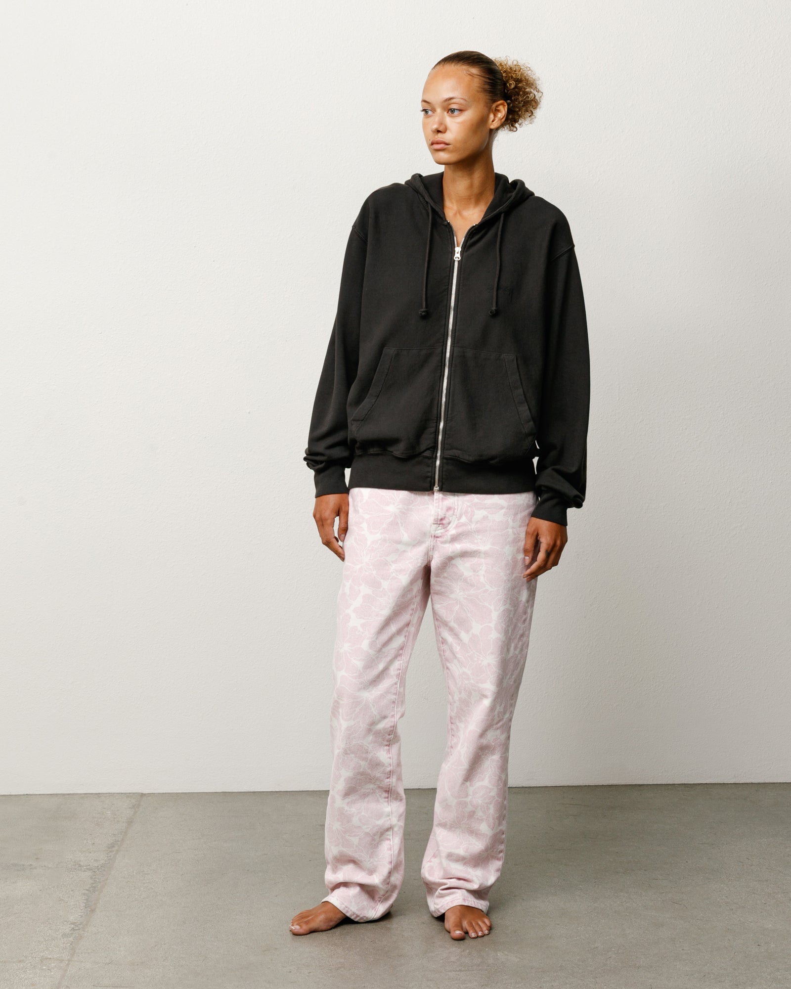 LIGHTWEIGHT TERRY ZIP HOODIE - Image 3