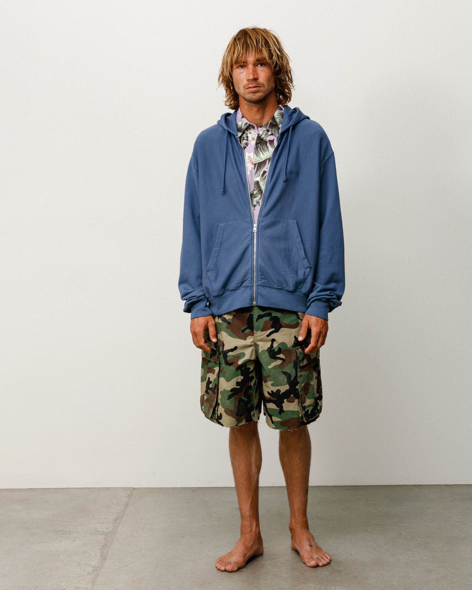 LIGHTWEIGHT TERRY ZIP HOODIE - Image 3