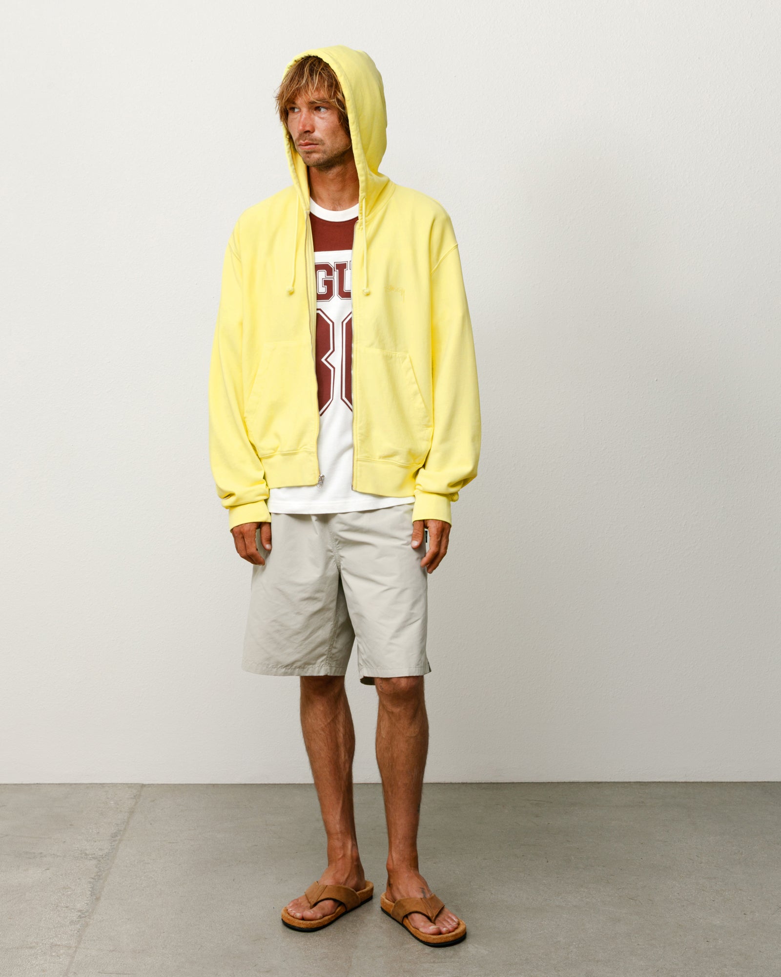 LIGHTWEIGHT TERRY ZIP HOODIE - Image 3