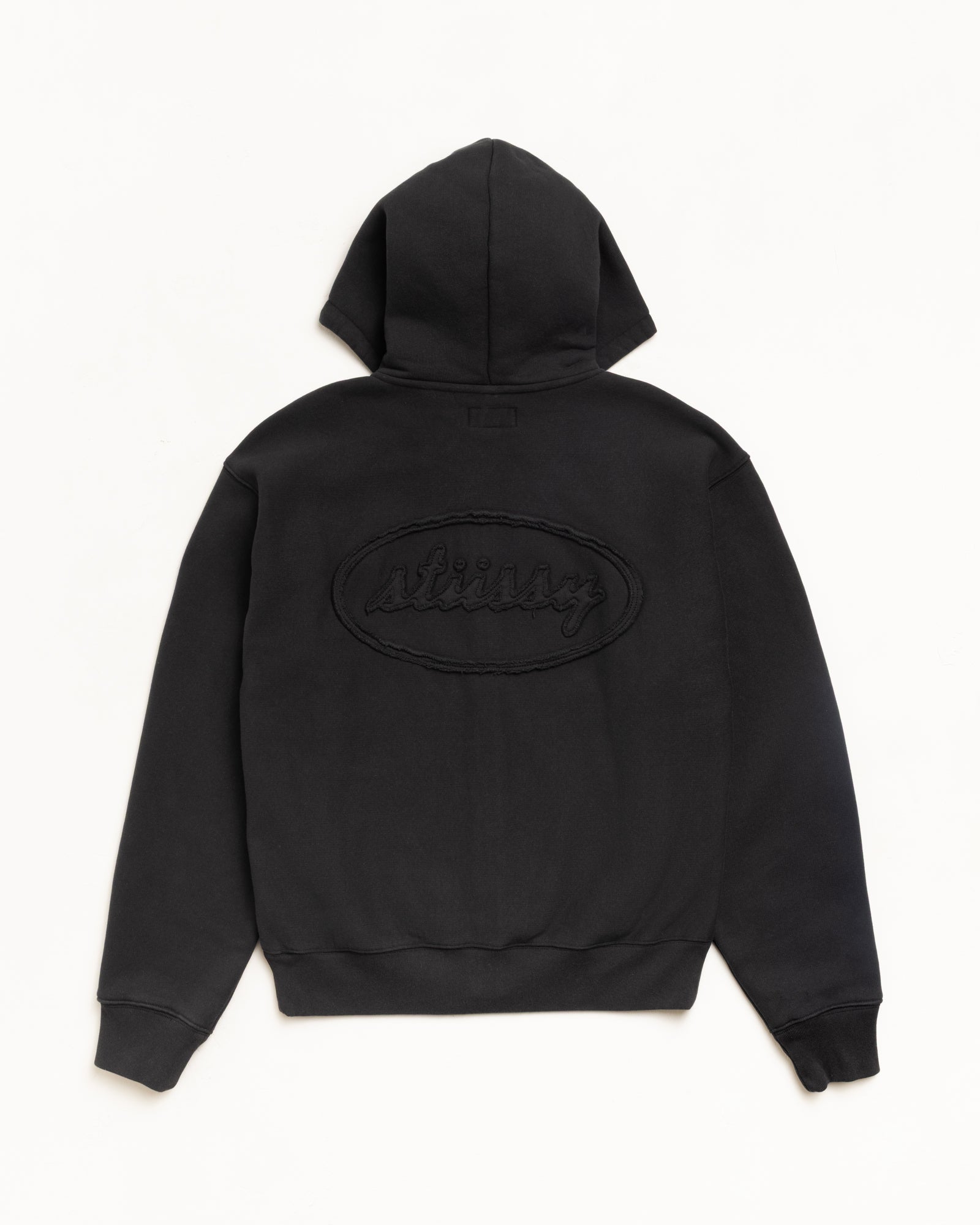 CURSIVE APPLIQUE ZIP HOODIE - Image 2