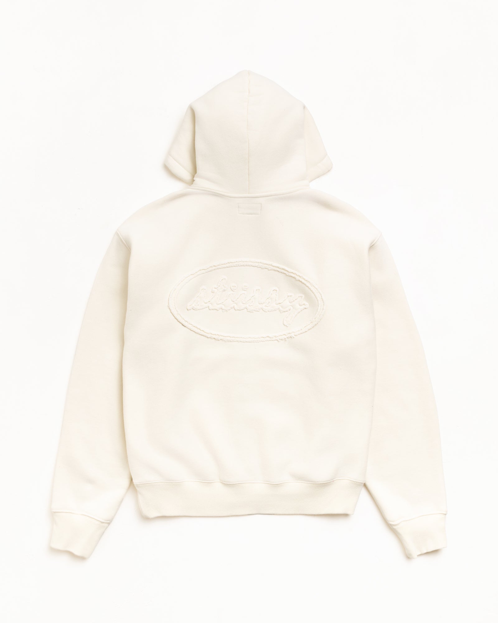 CURSIVE APPLIQUE ZIP HOODIE - Image 2