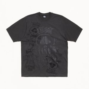 SKULLS TEE PIGMENT DYED