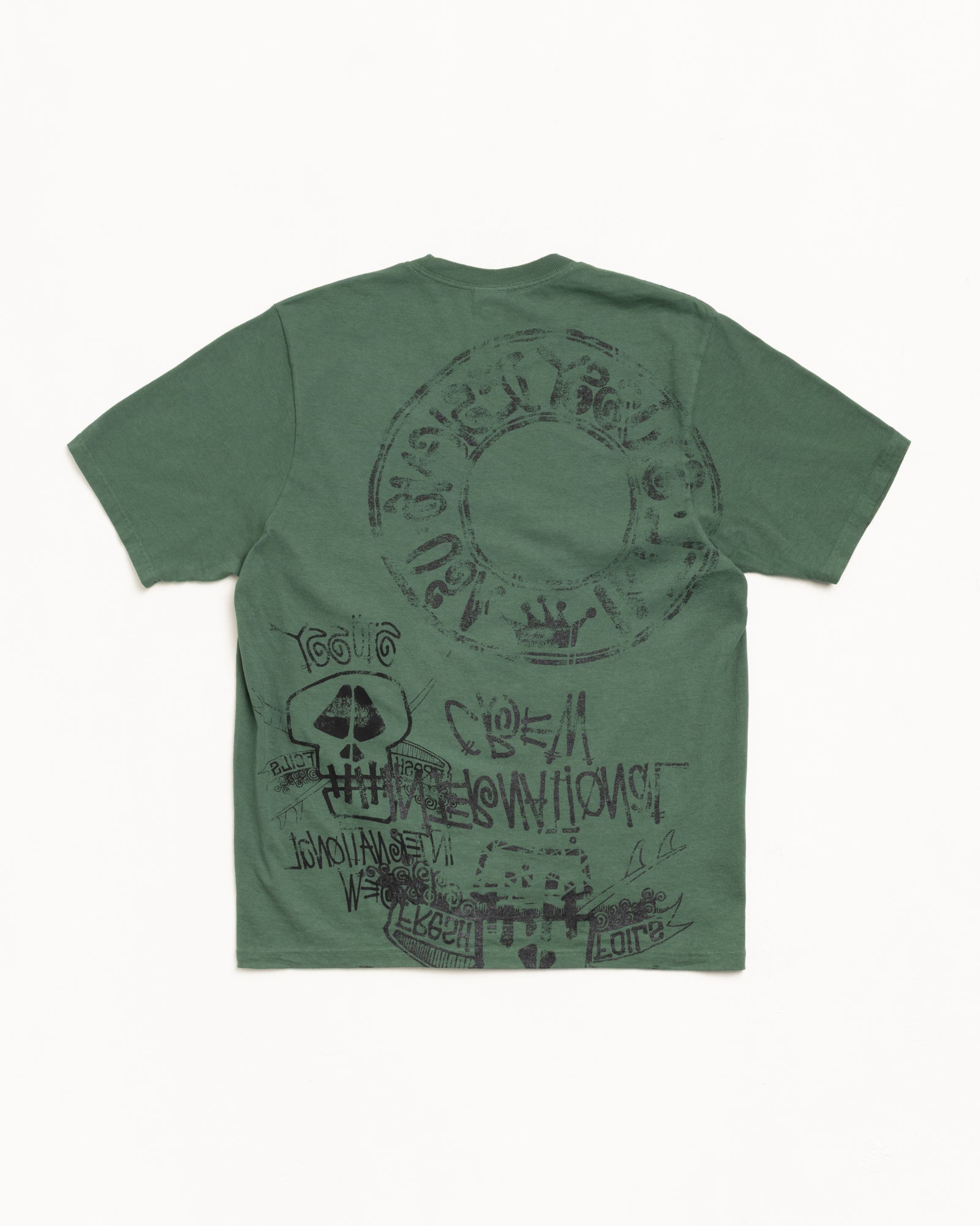 SKULLS TEE PIGMENT DYED - Image 2
