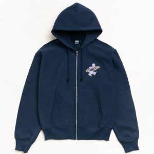 DOT SURF PUFF PRINT ZIP HOODIE