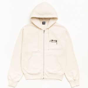 BEACH ROOTS ZIP HOODIE GARMENT DYED